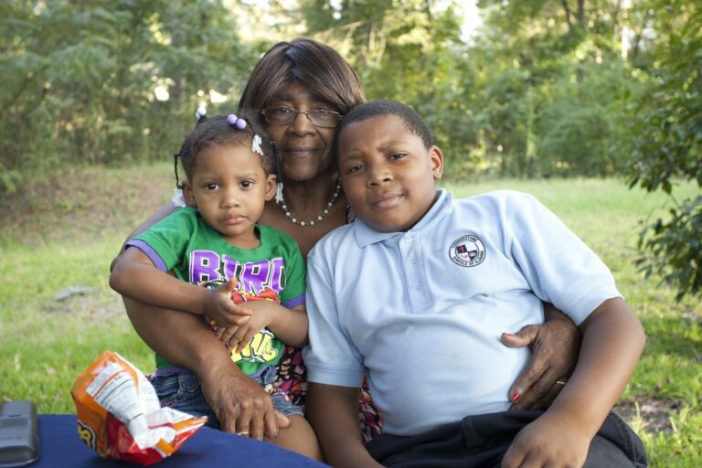 Eunice Web and her family